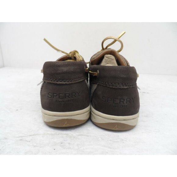 Sperry Women's 2 Eye Lace Up Boat Shoe STS81357 Brown Size 6M - Picture 4 of 8